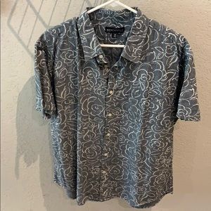 J Crew short sleeve pattern shirt
